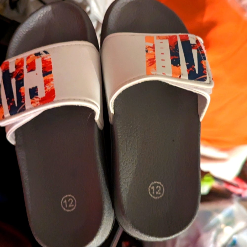 Toddler girl slides